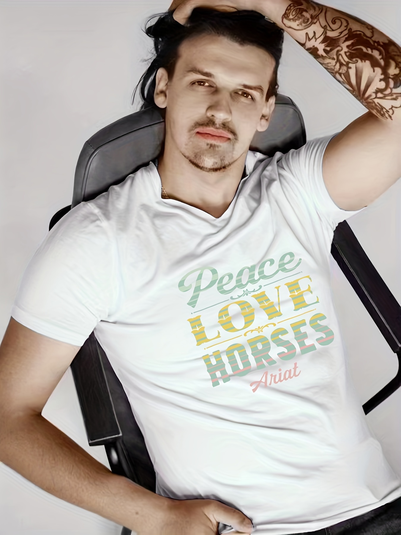 Peace And Love Oversized T-Shirt