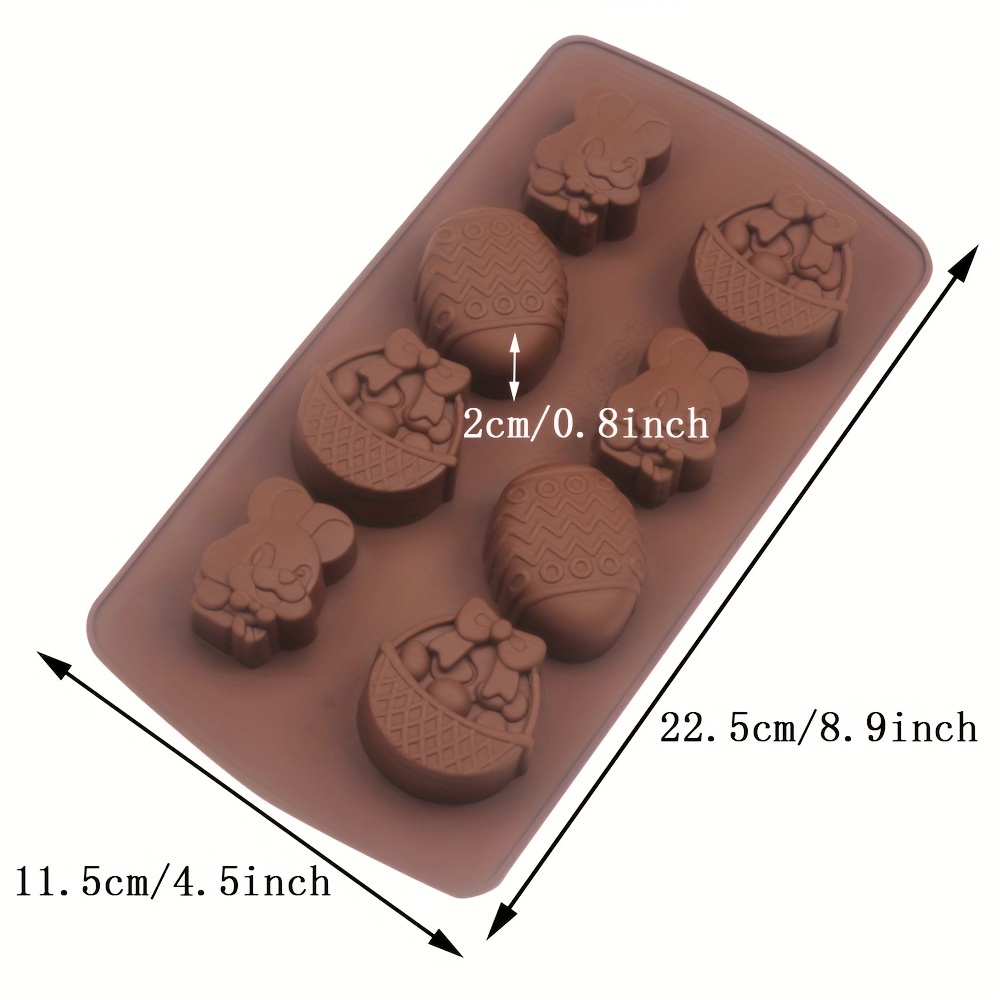 STARUBY Silicone Molds Non-stick Chocolate Candy Mold,Soap Molds