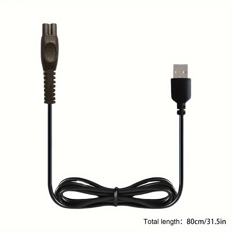 1pc Multi-Use USB Data Cable for Electric Grooming Tools - Perfect for Foot Scab Removers, Hair Removers, Razors, and Clippers