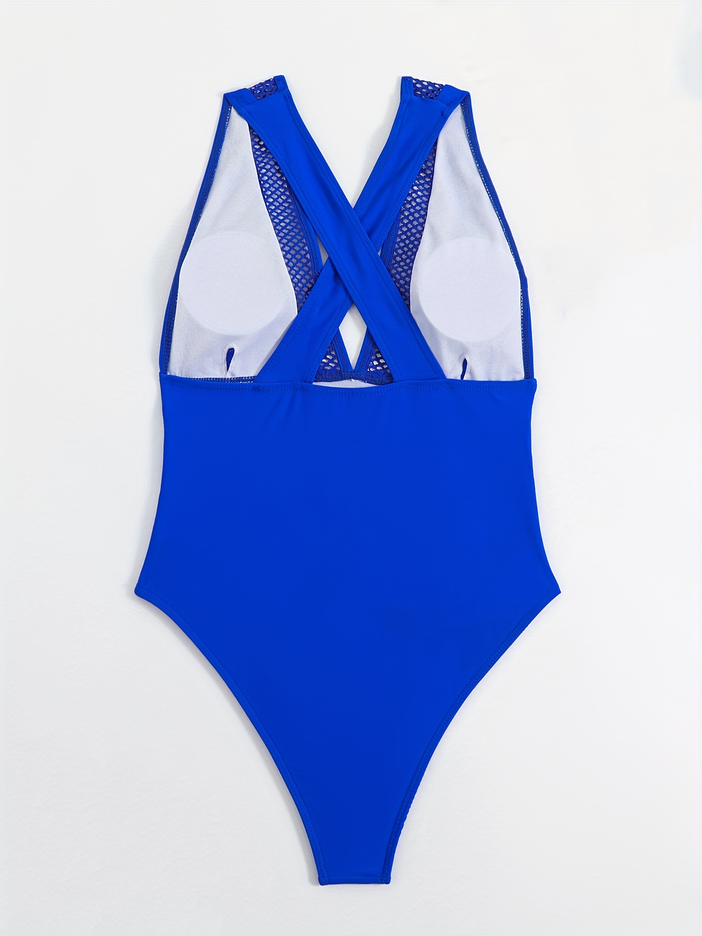 Dunnes Stores  Print Deep V Swimsuit With Crossover Straps