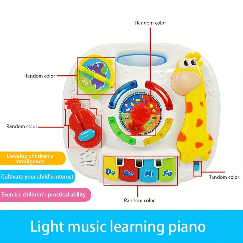 Comprar Juguete educativo para edades tempranas para bebé, niño y niña de 1  a 2, 3 y 4 años, juego educativo musical