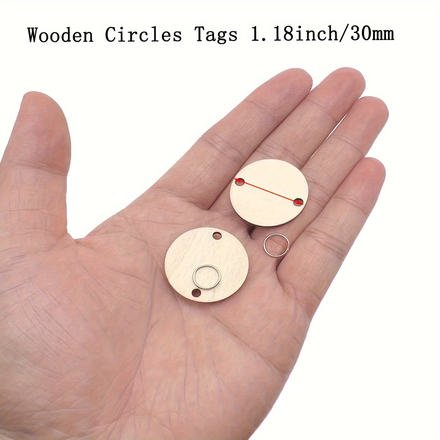 Round Wooden Disc (for Birthday Board)