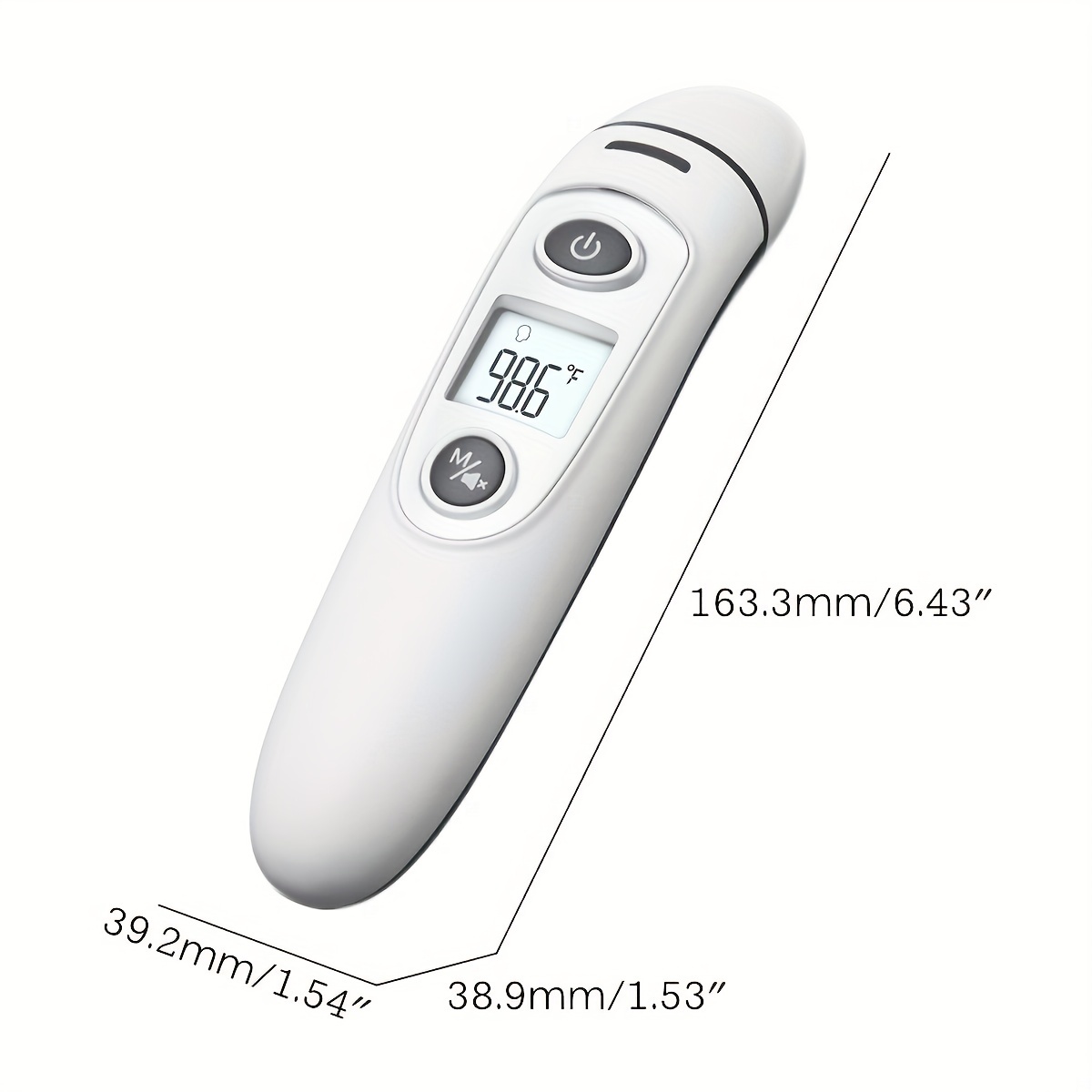Thermomètre auriculaire numérique pour adultes, enfants et bébés