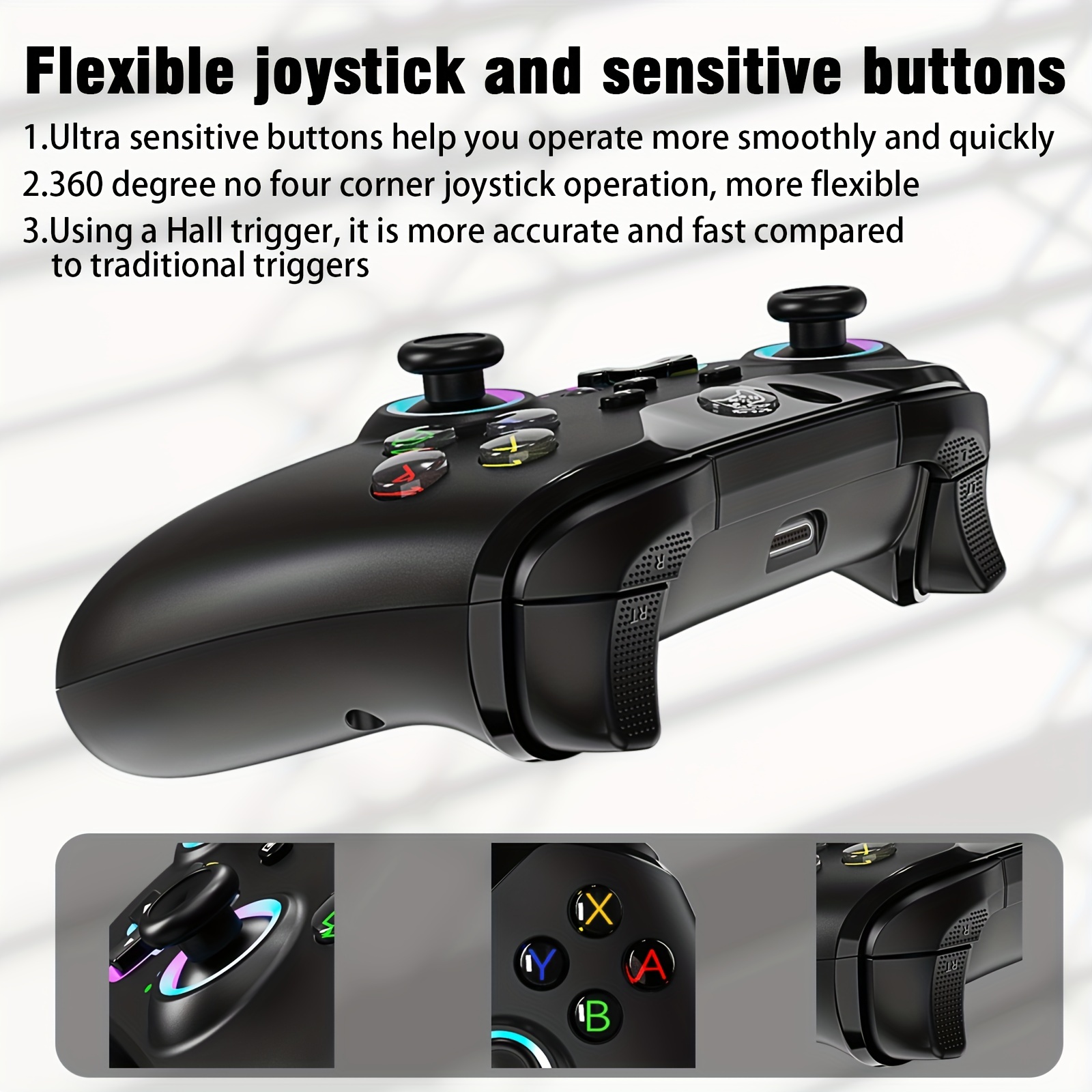 professional gamepad wireless joystick more colors