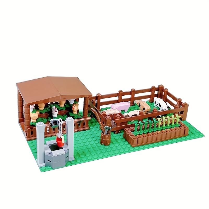 MOC Farm Animals Building Blocks City Set