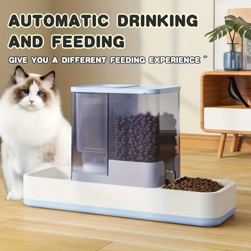 Comedero Automatico De Comida Para Gatos - Temu Mexico