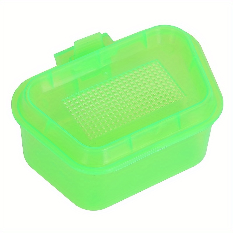 1pc Plastic Transparent Fishing Gear Box, Five Grids Fishing Accessories  Storage Box