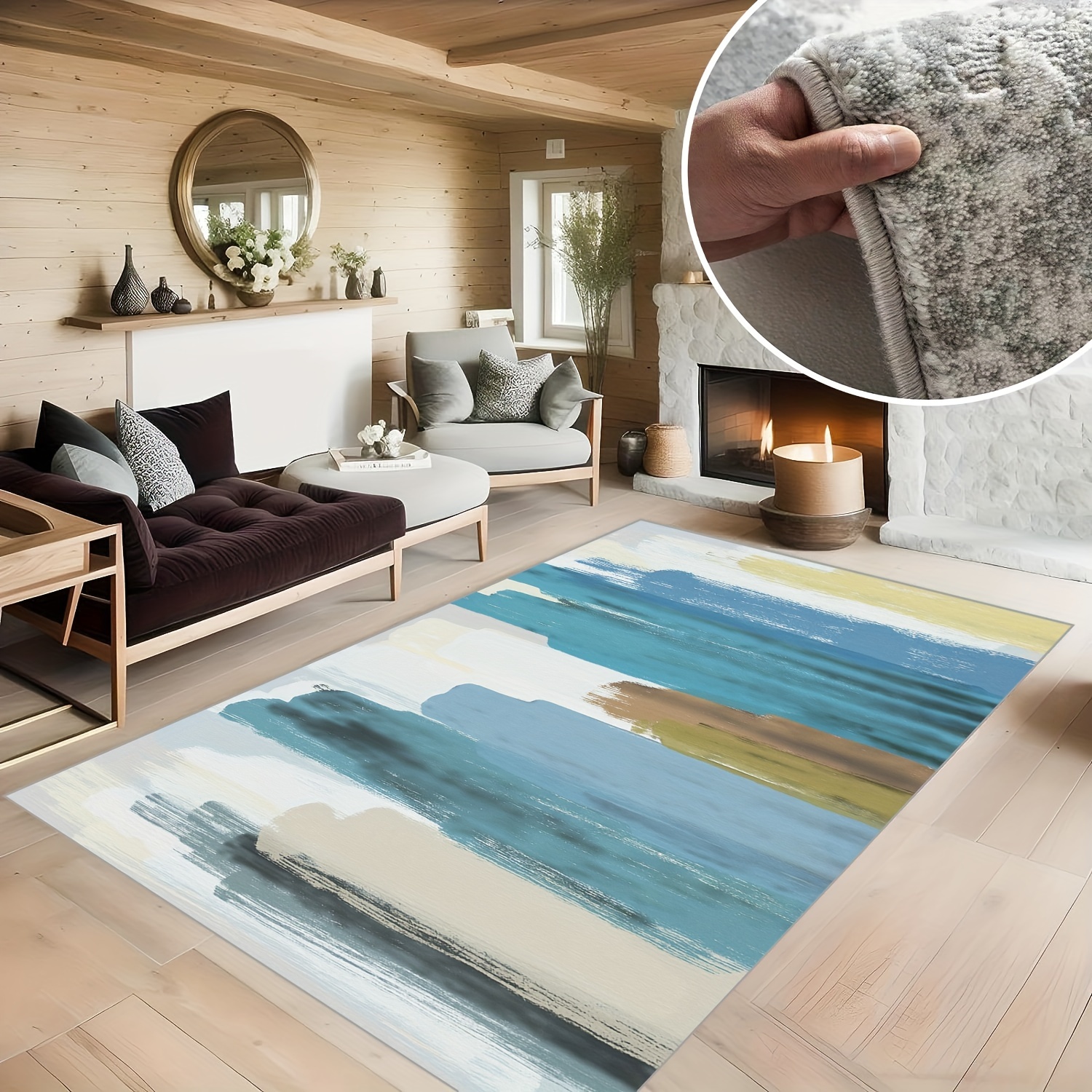 Keep Off Large Rugs Floor Mat, Modern Carpet For Home Decoration Area Rug,  Cozy Art Decoration Polyester Carpet, Aesthetic Room Decor, Home Decor -  Temu Philippines