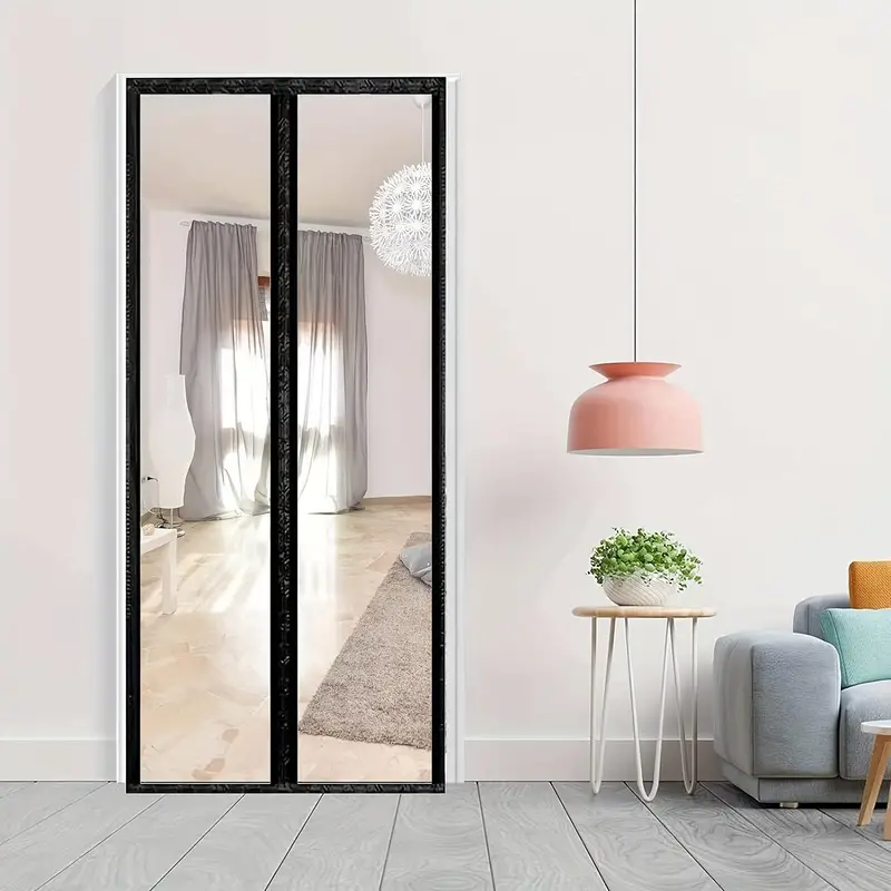 Clear Door Curtain Heat Insulation Door Cover Self closing - Temu