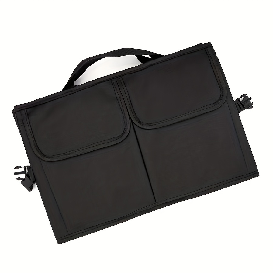 Car Trunk Cargo Storage Bag Foldable Black Storage Box For - Temu