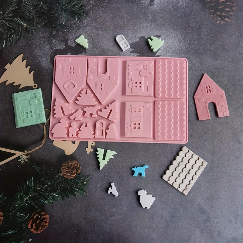 Christmas Fudge Mold Silicone Candy Mold Set