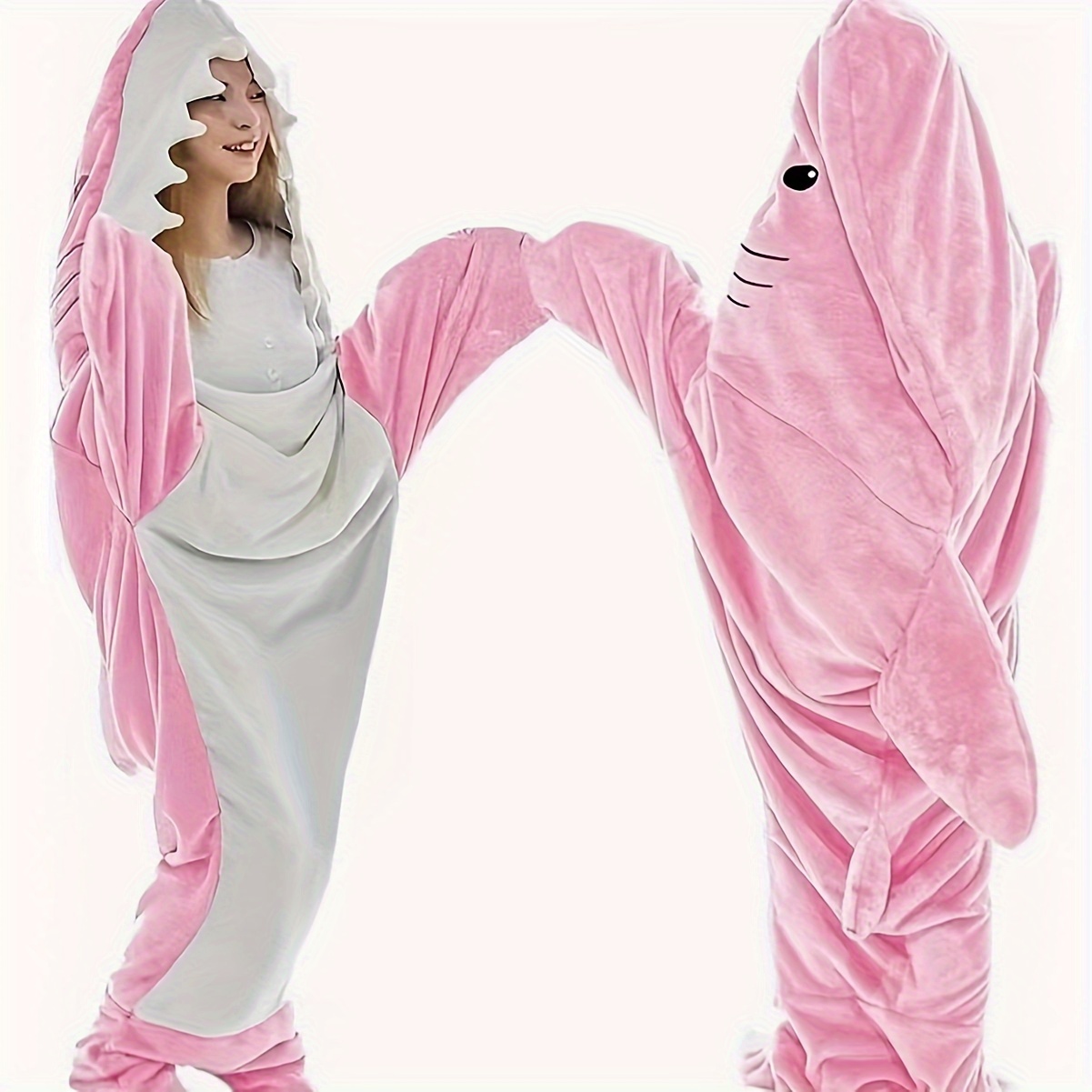 Pink Cat Sac de couchage pour enfants Flanelle Vêtements rampants