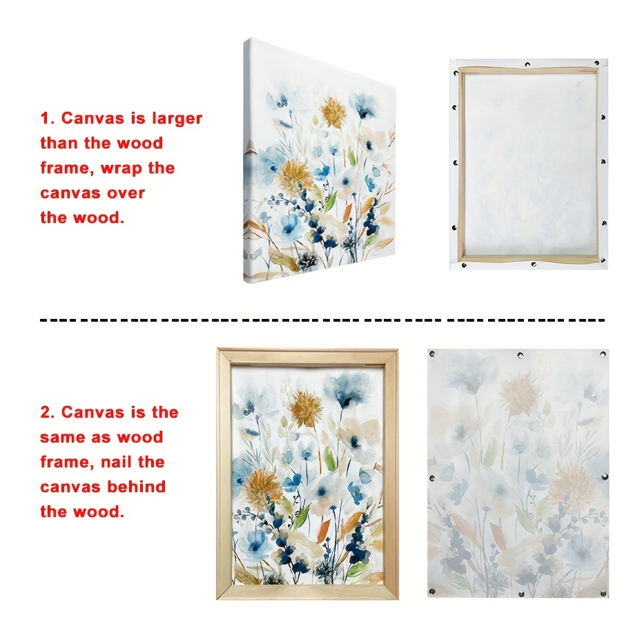 Blank Plain Wood Frames For Pictures Canvas Diamond Painting Art Poster DIY  Natural Wooden Photo Frames Wall Decor Factory Price From Bdhome, $16.96