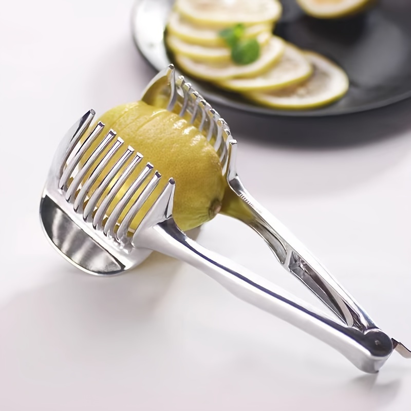 Lemon Slicer, Multi-purpose Stainless Steel Slicer Fruit Slicer For Kitchen  - Temu