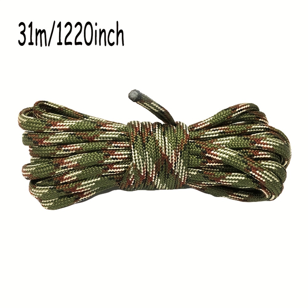 31m 4mm 7 Stand Tent Cord For Lanyard Camping Picnic Rope Clothesline Diy  Bracelet Making Multifunctional Rope - Sports & Outdoors - Temu