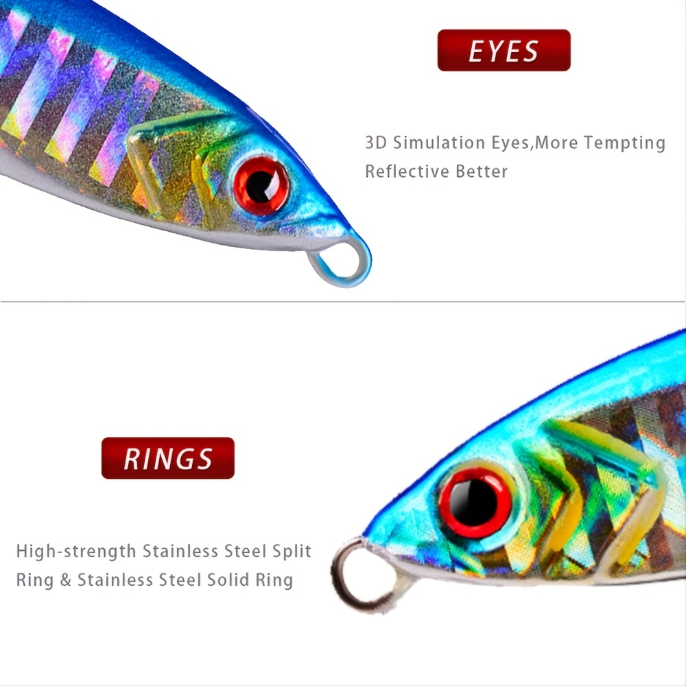 Glow Lead Jigs: Catch Tuna Grouper Dogtooth Bass Salmon - Temu Canada