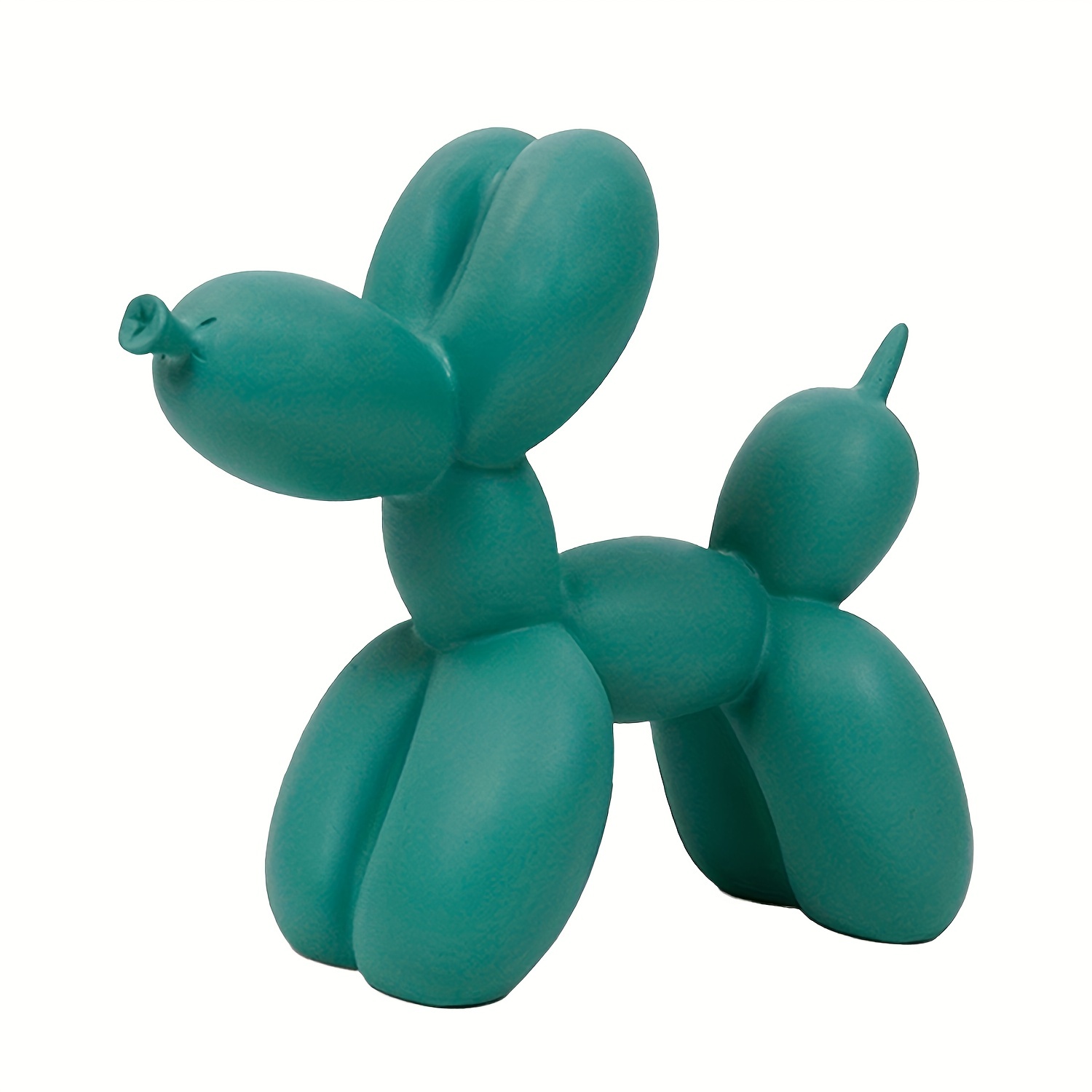1pc Solid Color Creative Balloon Dog Sculpture Modern Home Decoration Trend  Animal Art Jewelry Collection Statue Bedroom Living Room Office Desk Resin