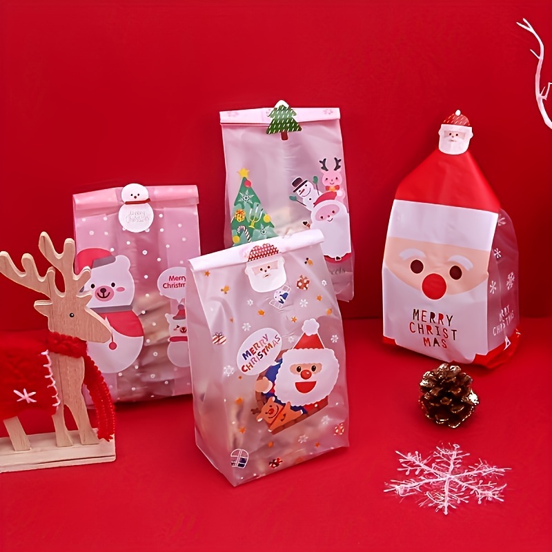 Christmas Candy Bags Snack Bags Ziplock Bags Food Candy Packaging Bags  Snack Zipper Sealed Bags - Temu