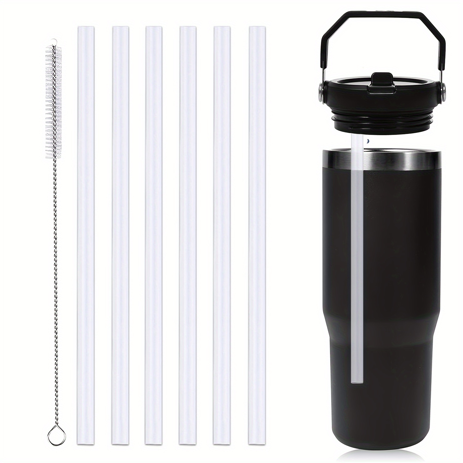 Replacement Straws For Stanley Tumbler Plastic Clear - Temu