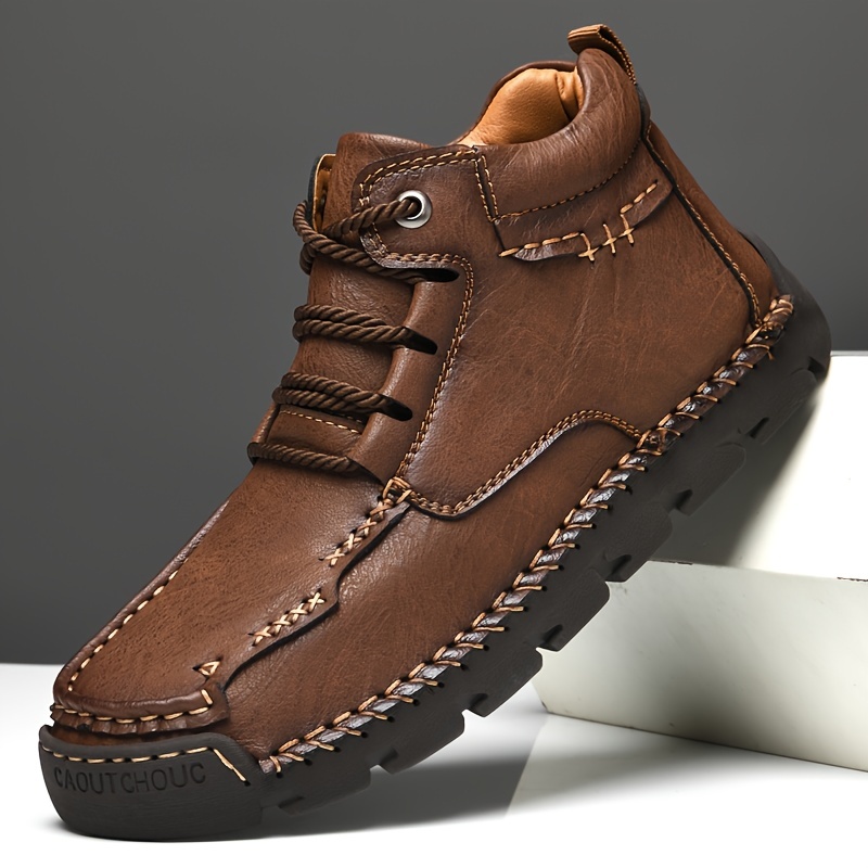 Botas Deportivas Con Cordones Para Hombre Zapatos Casuales - Temu
