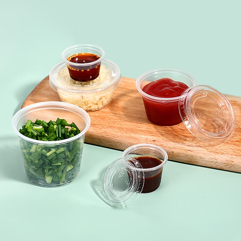 Disposable Dip Box Sauce Cup Sauce Box Seasoning Box Salad - Temu