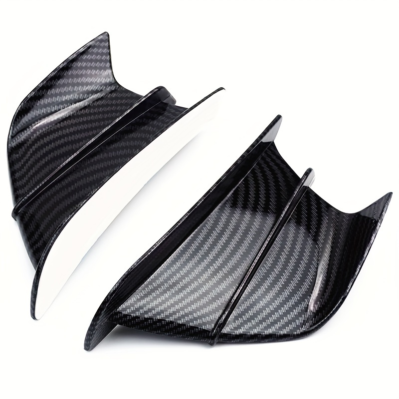Carbon Fiber Color Motorcycle Aerodynamic Winglets Side Spoiler Dynamic  Wing Kit