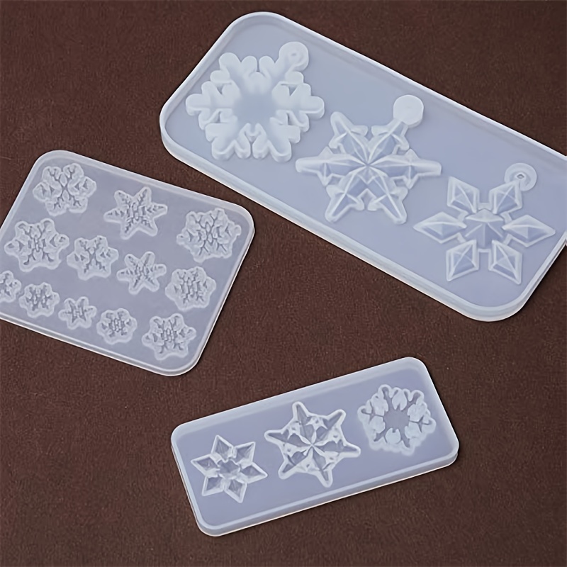 Snowflake Silicone Moulds Diy Silicone Pendant Mold Making - Temu