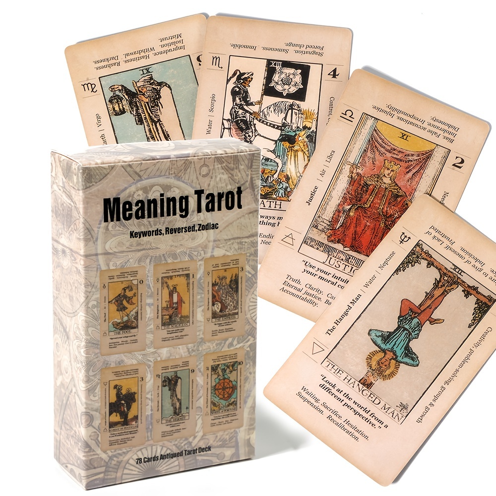  Cartas de Tarot Originales en Espanol con Guia para  Principiantes Alternativa a la Baraja de Tarot Rider Waite : Toys & Games