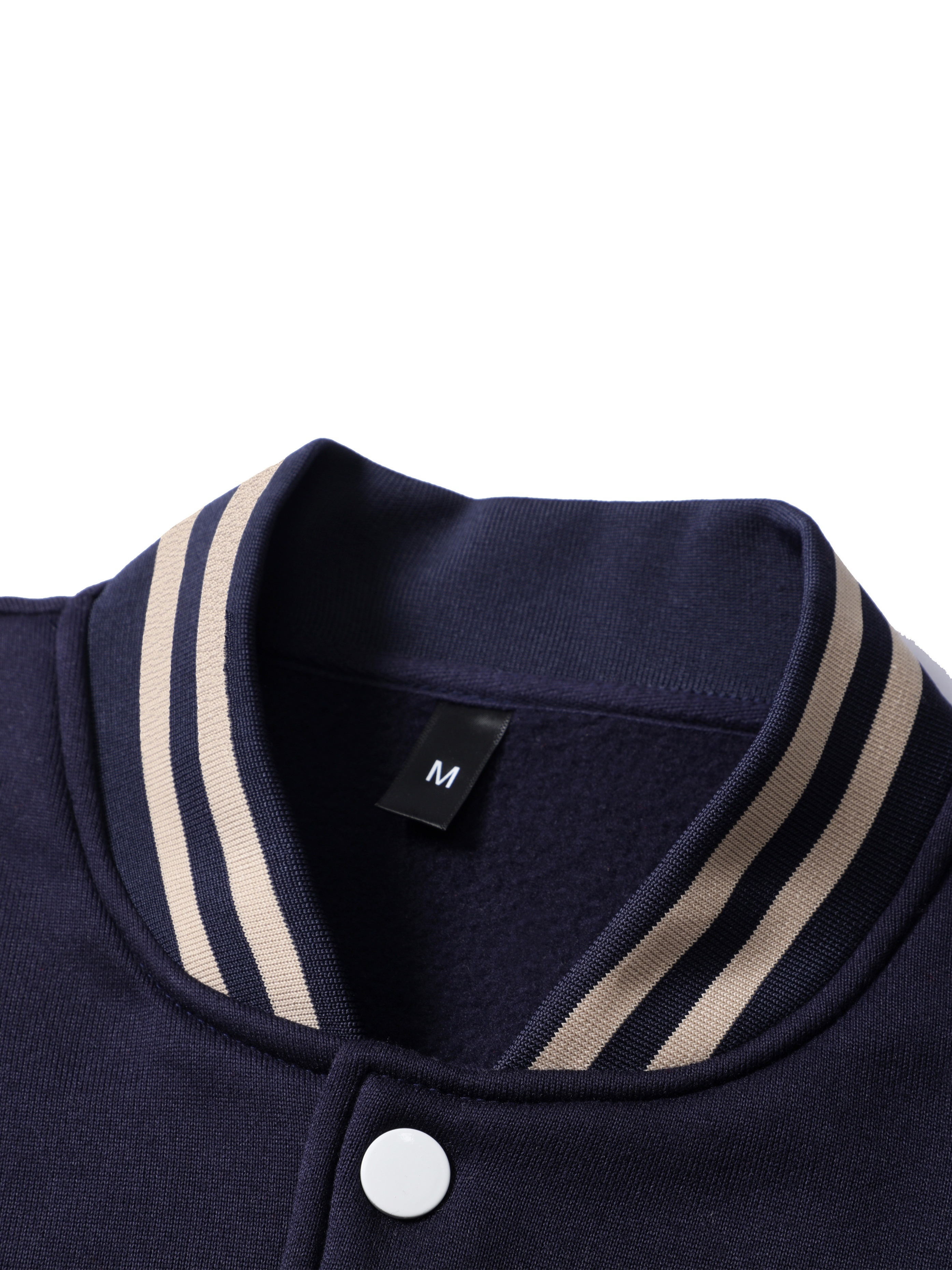Warm Fleece Varsity Jacket, Men's Casual Color Block Button Up Jacket For  Fall Winter School - Temu United Kingdom