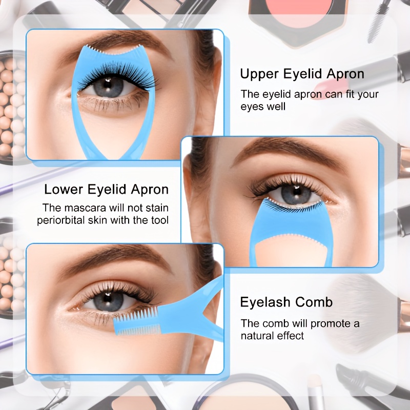 Eyelash Extension Kit with Mascara Shield Applicator & 20 Mascara Wands