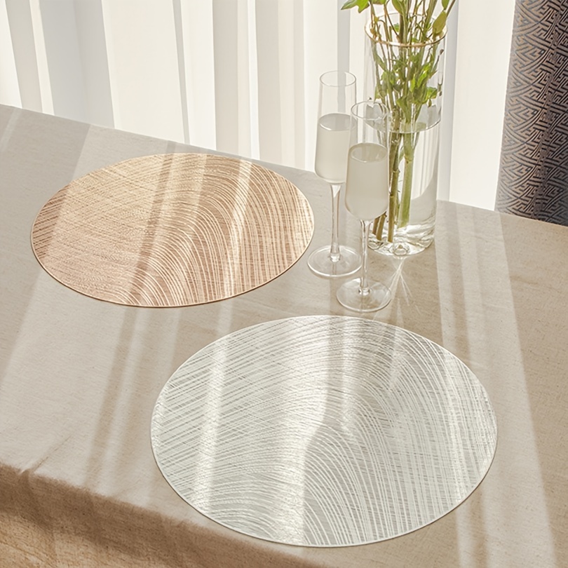 Placemats Dinner Table Round, Round Table Mat Dining Table