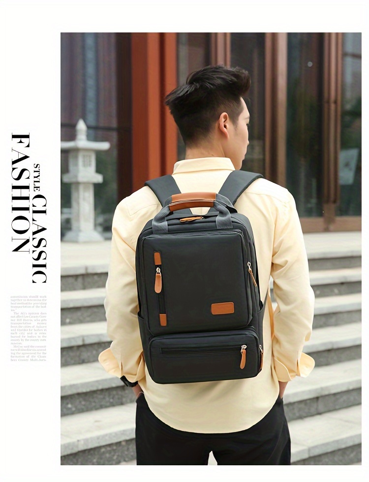 3pcs Mochila Bolsa Mensajero Bolso Mano Mochila Hombres - Temu