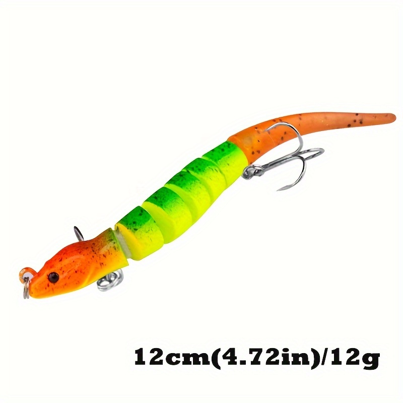 ANFS 1piece Fishing Lures Multi Jointed Swim bait Crank bait Slow Sinking  Bionic Artificial Bait Freshwater Saltwater Trout Bass Fishing Accessories