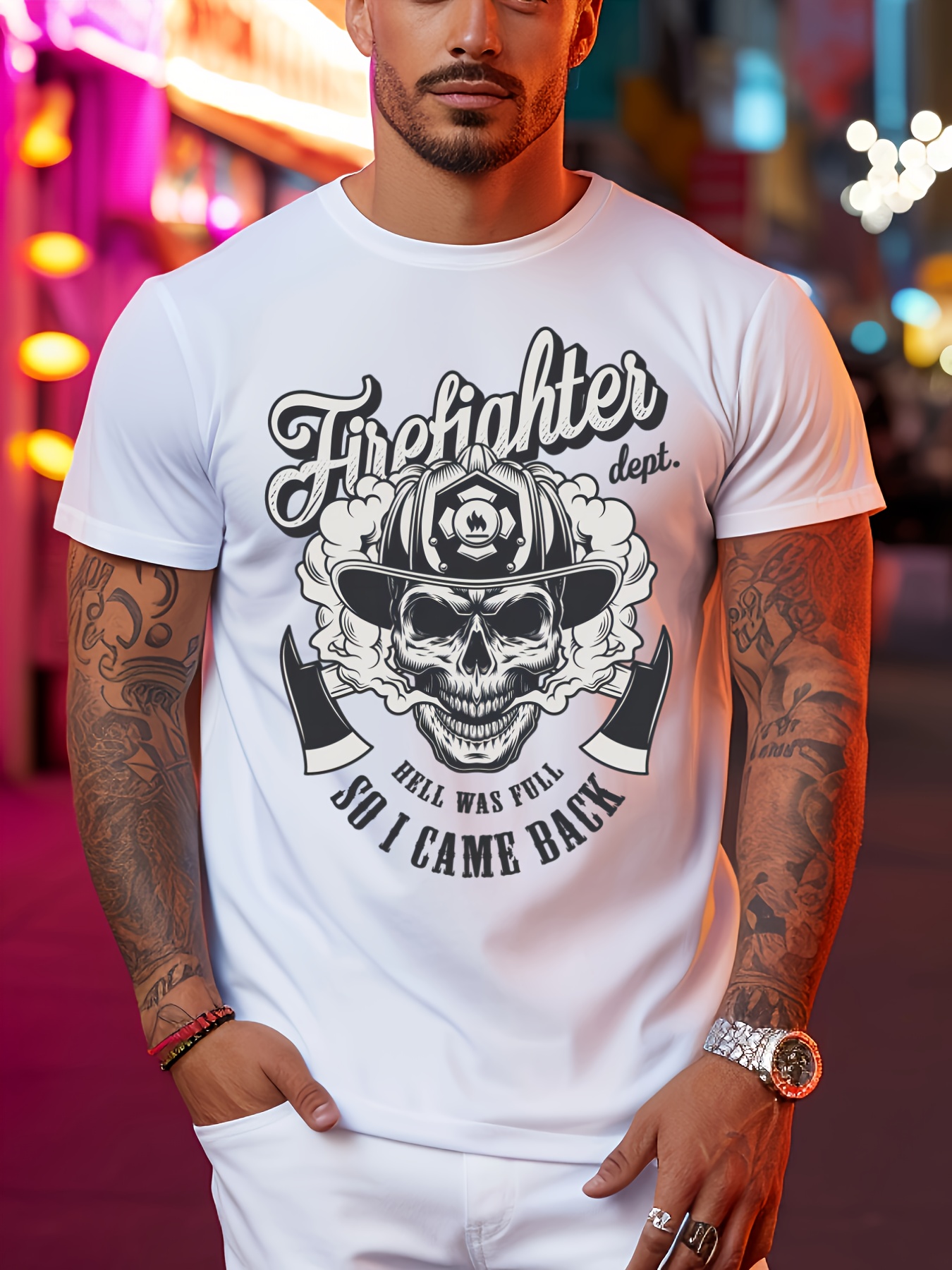 Camiseta Informal Hombre Estampado Temático Boxeo Verano - Temu Chile