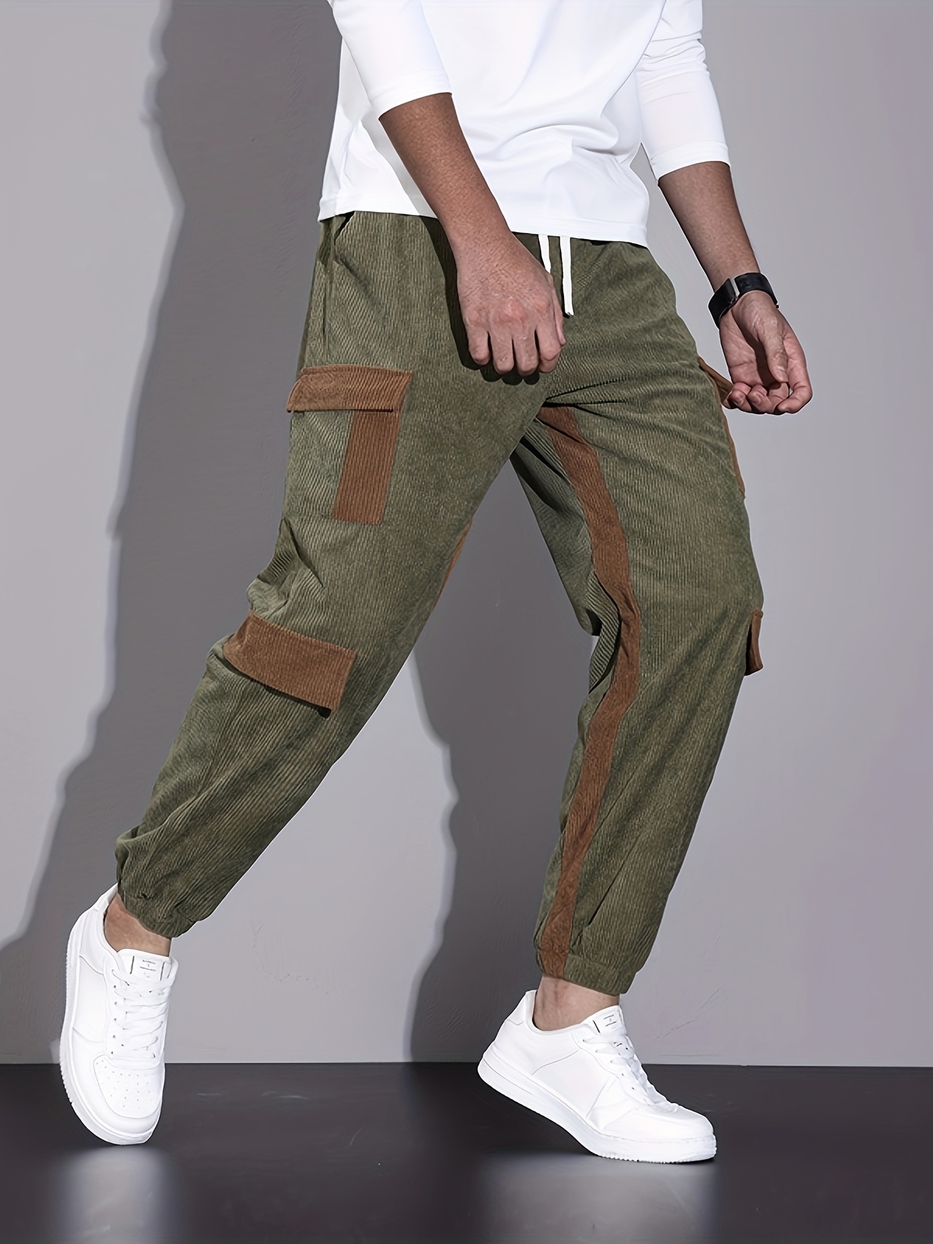 Basic Corduroy Cargo Pants  Colored pants outfits, Aesthetic