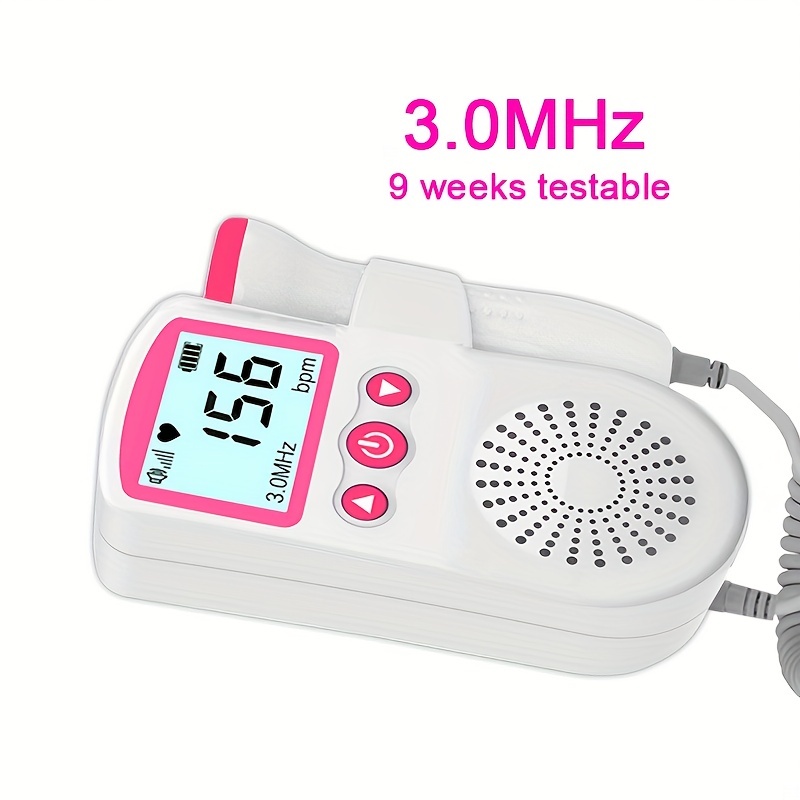 Monitor De Frecuencia Cardíaca Fetal Doppler Detector De - Temu