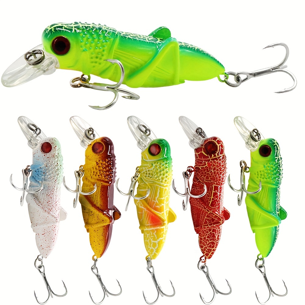 Bionic Grasshopper Fishing Lure Artificial Hard Bait - Temu