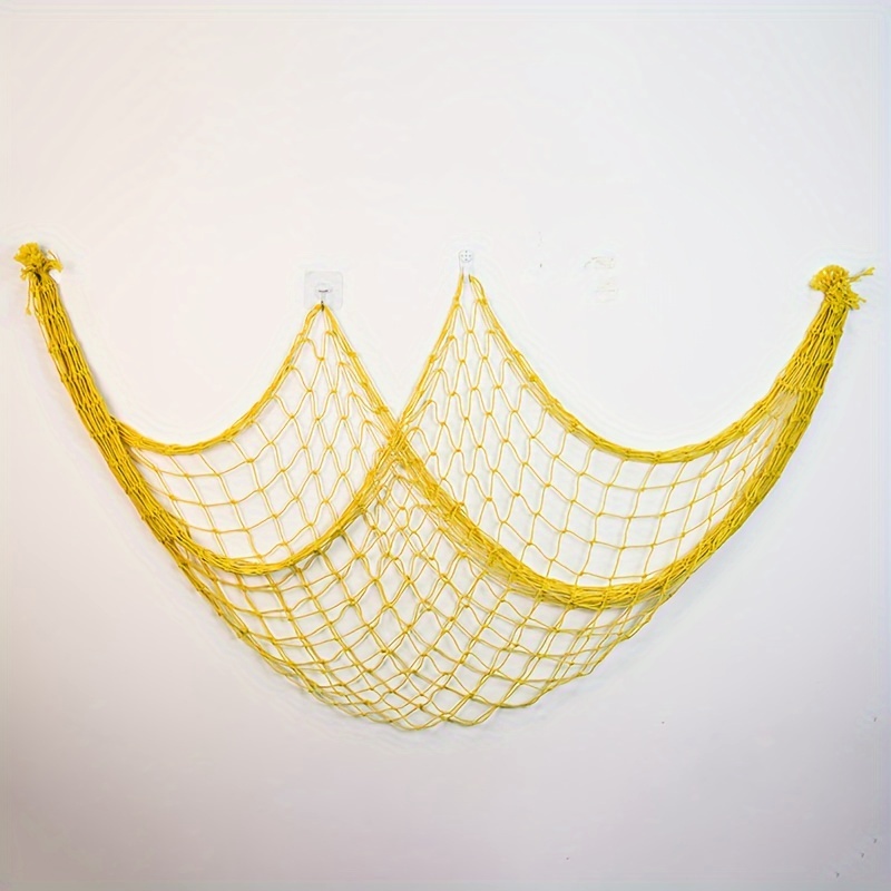 Fish Net Decoration Party Decor – Blue Cotton Netting 48” x 144” Inches.  Fishnet for Nautical Theme, Pirate Party, Hawaiian Party, Underwater,  Beach, Ocean & Mermaid Party. : : Toys & Games