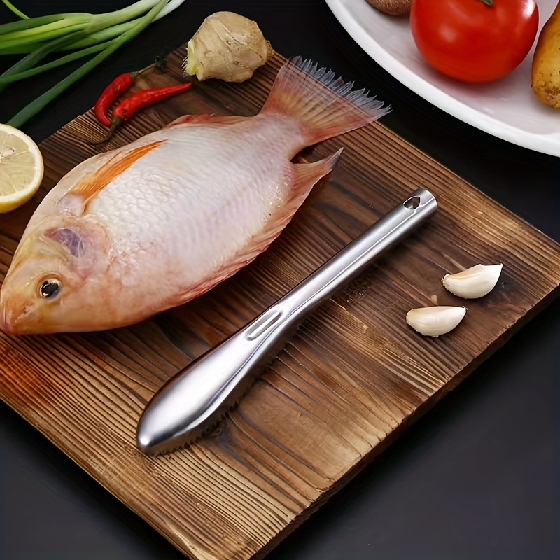 Kitchen Tool Stainless Steel Fish Scale Remover Scaler Descaler Scraper  Peeler