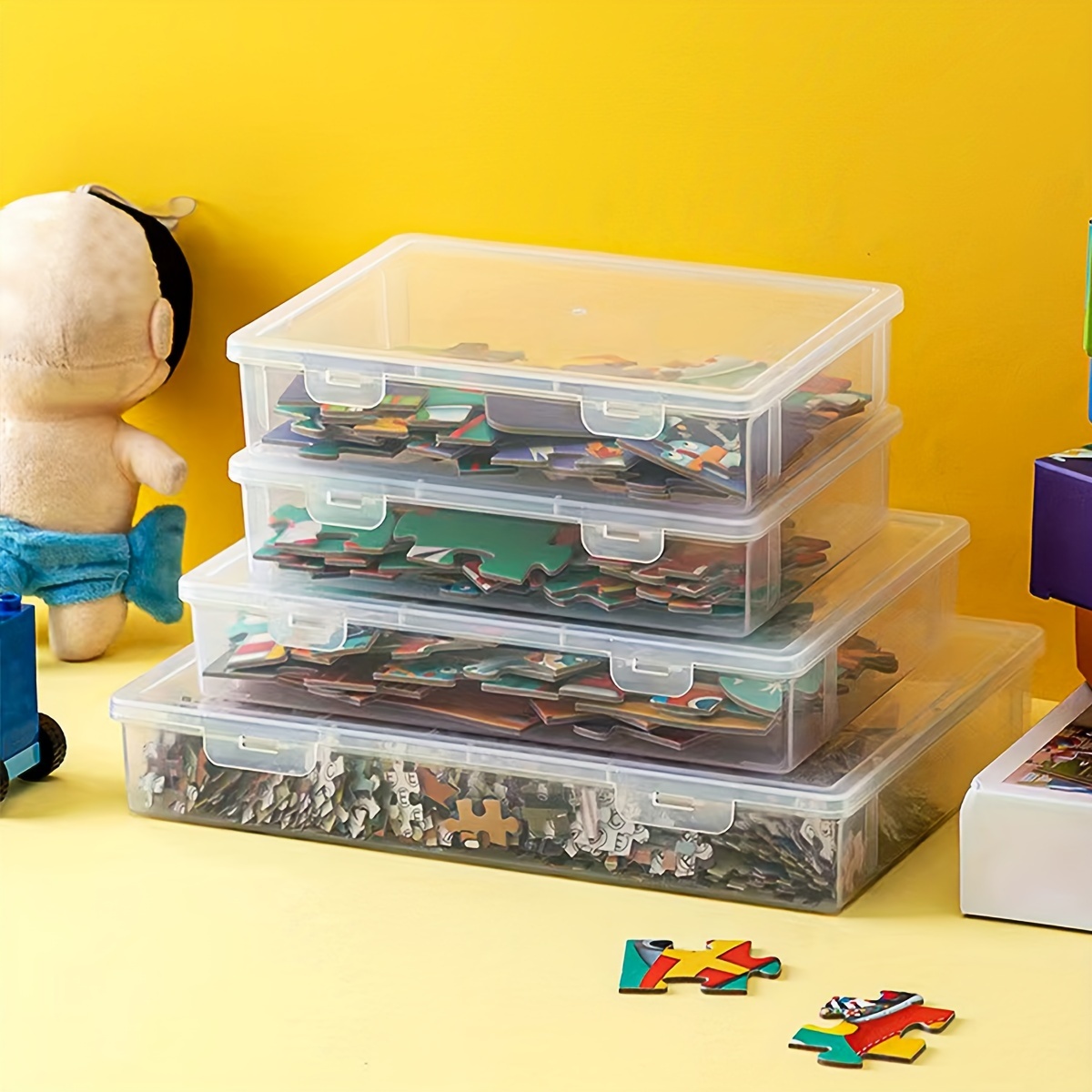 Boîte De Rangement Séparée Boîte De Rangement Lego Transparente