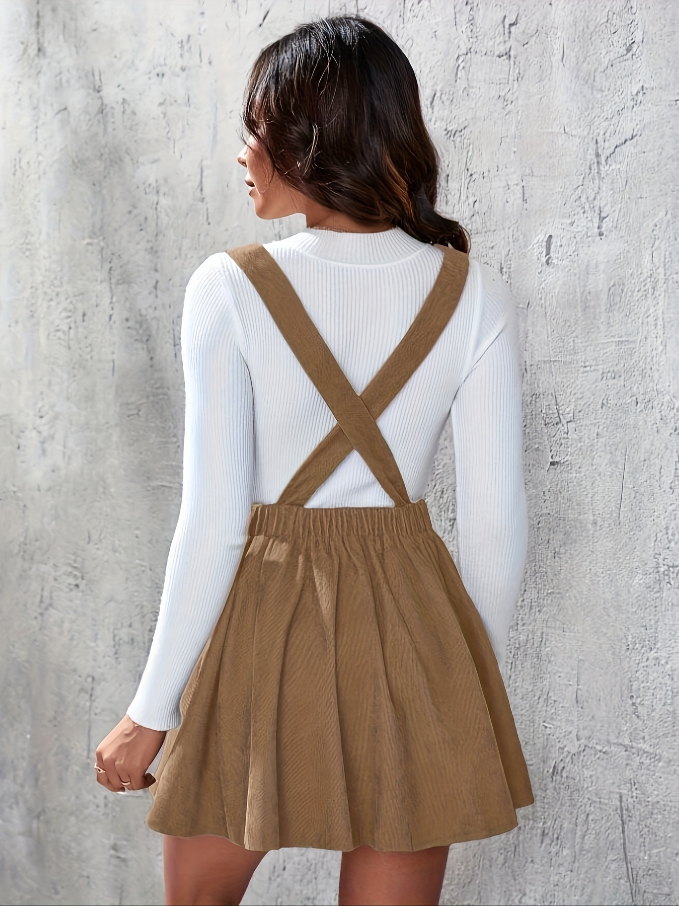 Corduroy skater cheap dress