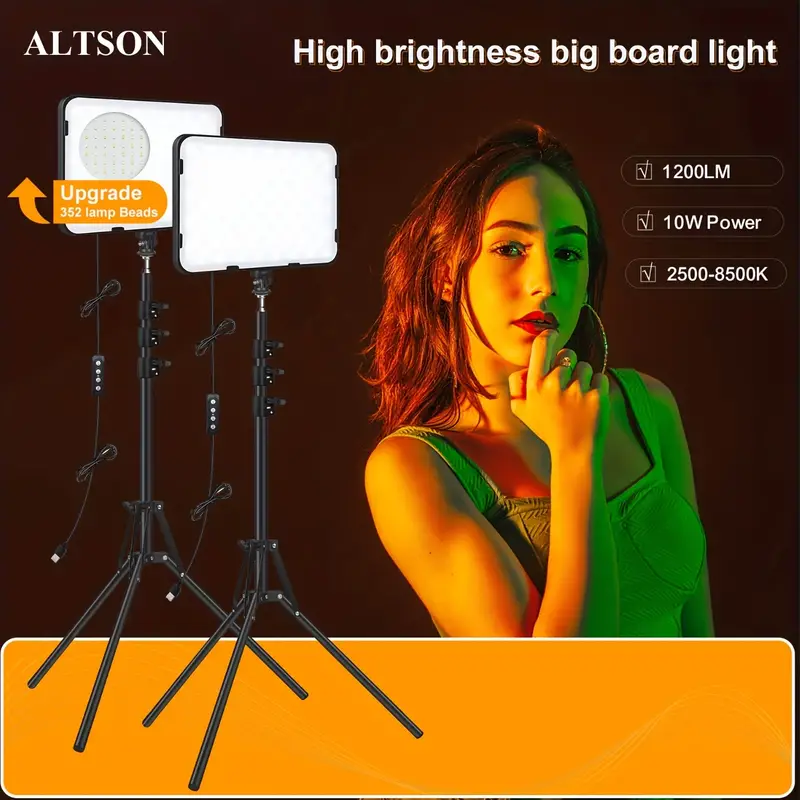 photography projects, brighten up your video photography projects with this dimmable led lighting studio details 1