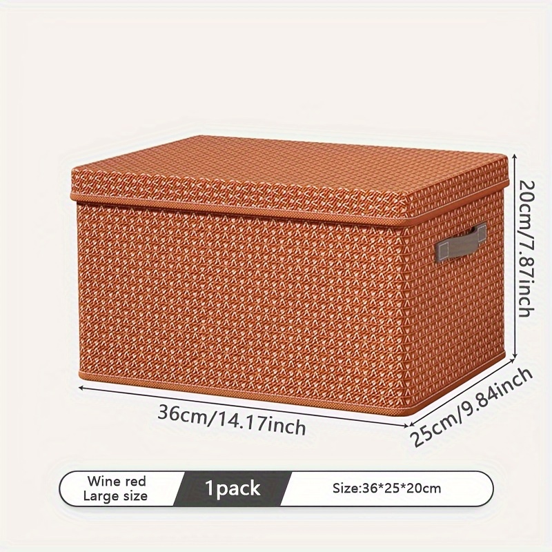 foldable storage box lid large capacity storage box Temu United Kingdom