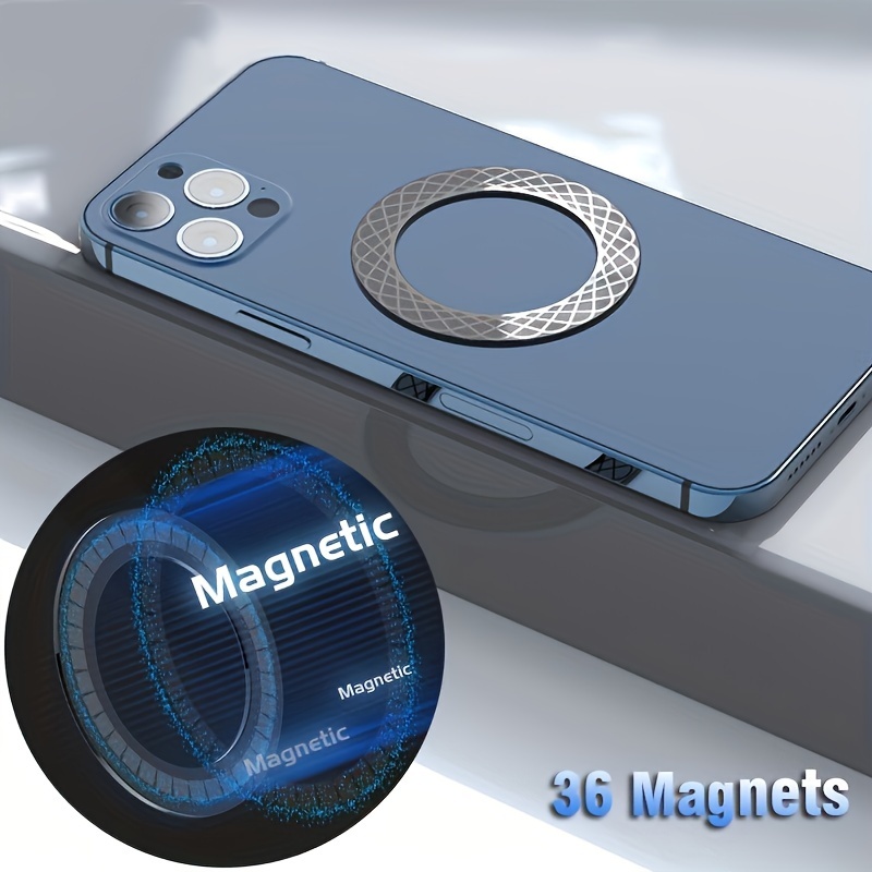 Anneau de patch magnétique Magsafe, autocollant de charge sans fil pour  téléphone portable, couverture arrière, aimant