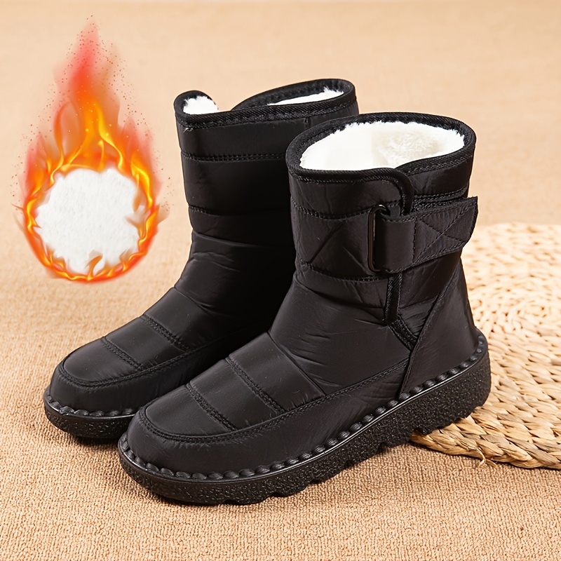 Vichy- Chaussures chaudes et Antidérapantes en cuir pour femmes