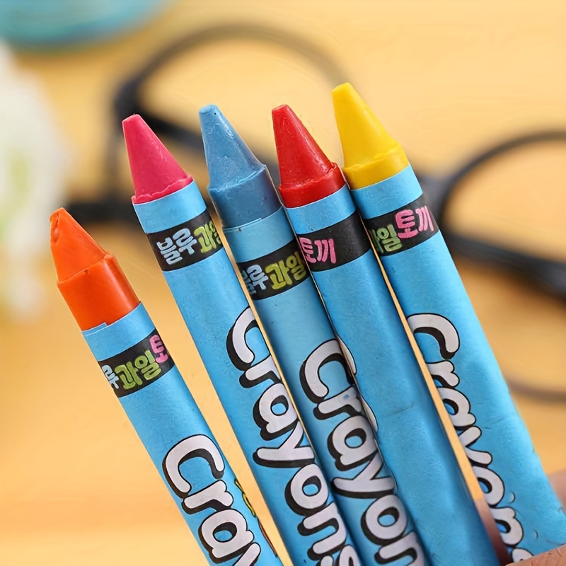 Creative Student Crayons Set 6/8/12/24 Colors Four Options - Temu