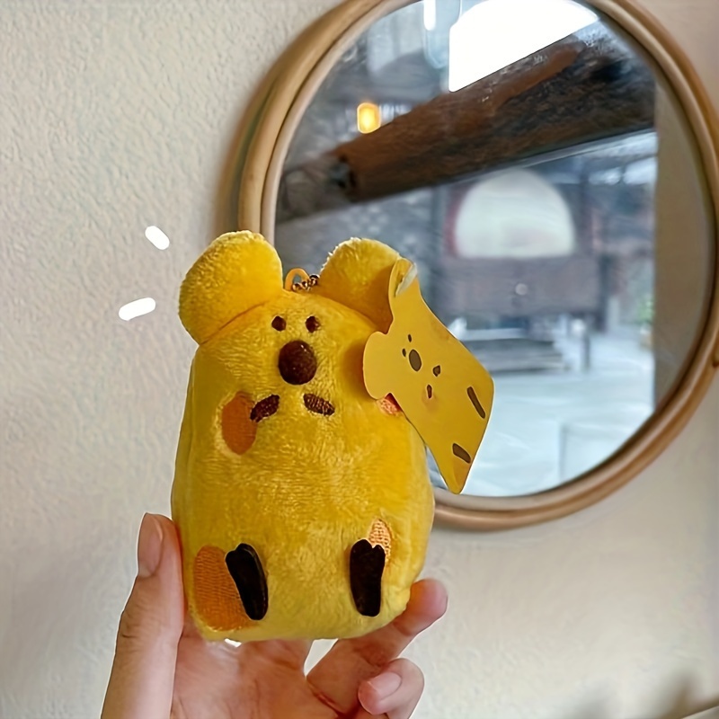 Cheese Hot Dog Plush Pendant Bag Pendant Cheese Hot Dog Cute - Temu