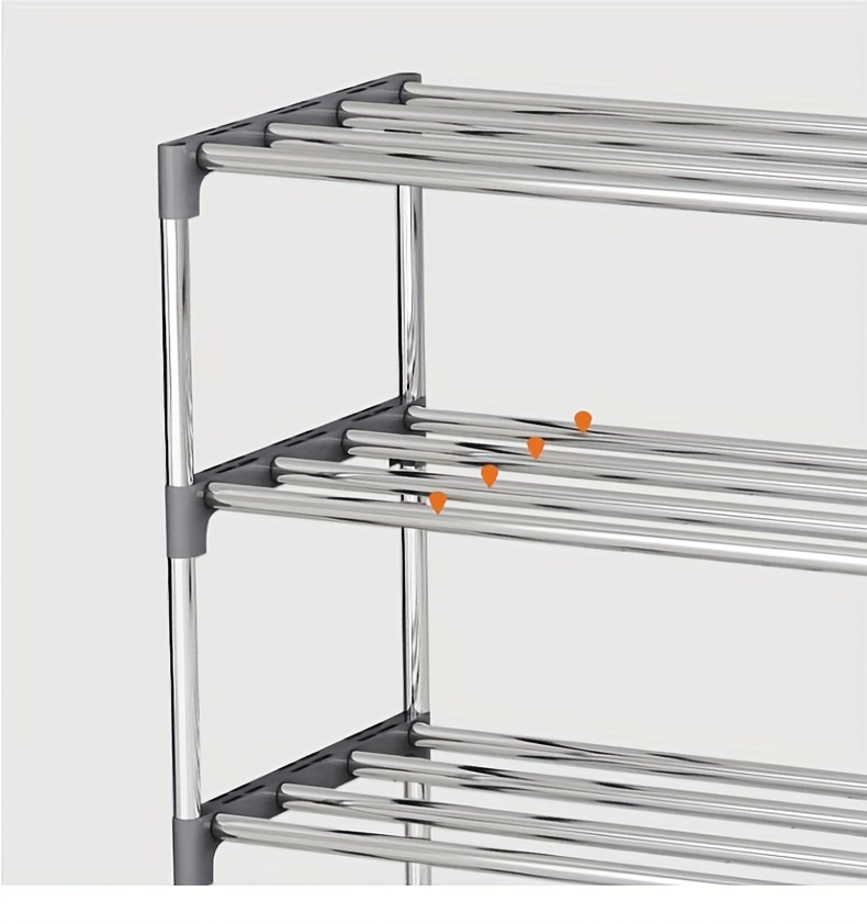 Floor Standing Storage Shelf Simple Assembled Organizer Rack - Temu