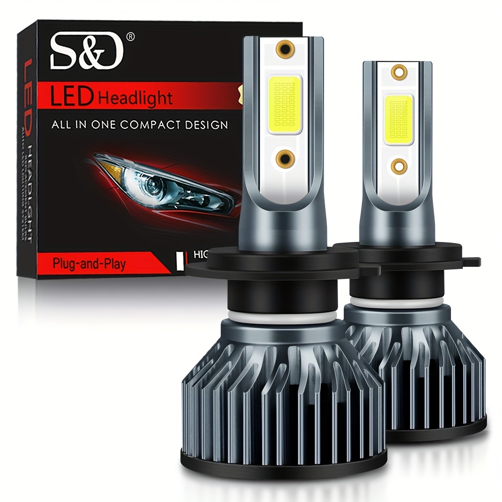 Bombillas Led H1 Faros Delanteros 20000 Lm 500 % Brillantes - Temu Mexico