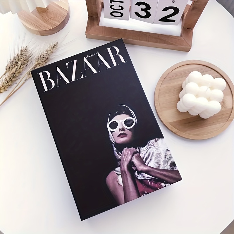 Decorative Book Covers / Luxury Designer Fake Book / Black 